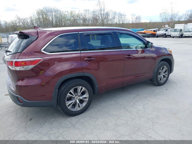 Toyota Highlander Xle V6 2015 5TDJKRFH1FS088370 Image 4