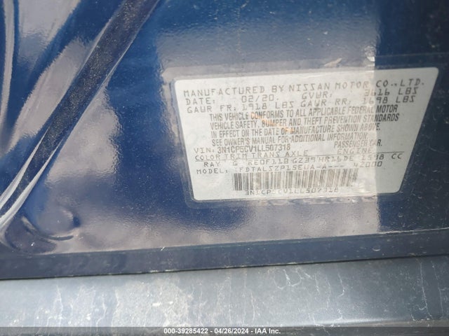 Nissan Kicks Sv Xtronic Cvt 2020 3N1CP5CV1LL507318 Image 9