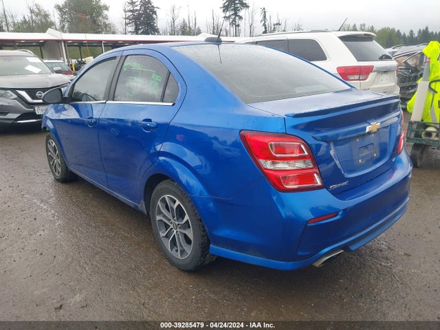 Chevrolet Sonic Lt Auto 2017 1G1JD5SH3H4122518 Image 3