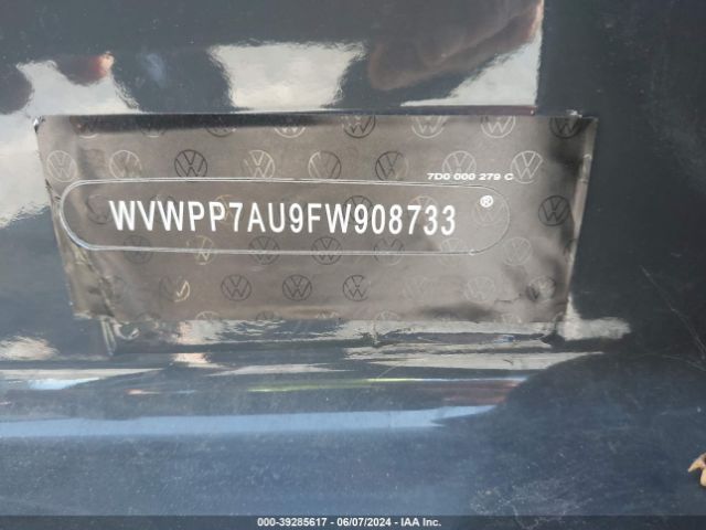 WVWPP7AU9FW908733 Volkswagen E-golf Sel Premium
