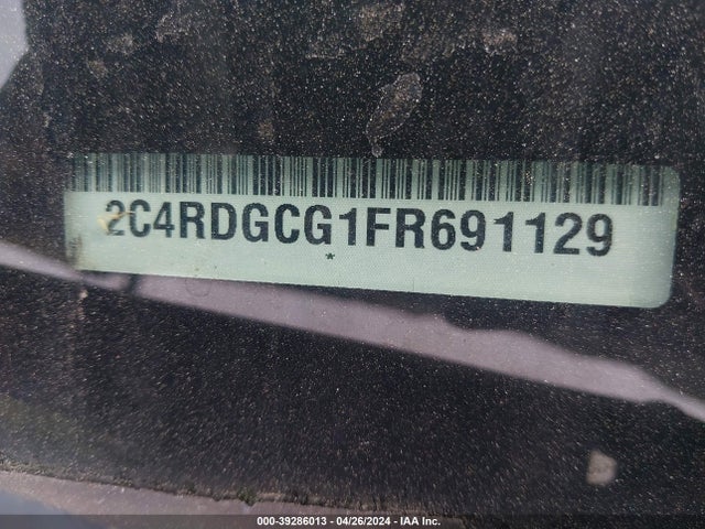 Dodge Grand Caravan Sxt Plus 2015 2C4RDGCG1FR691129 Image 9