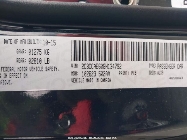 2C3CCAEG0GH134792 Chrysler 300C
