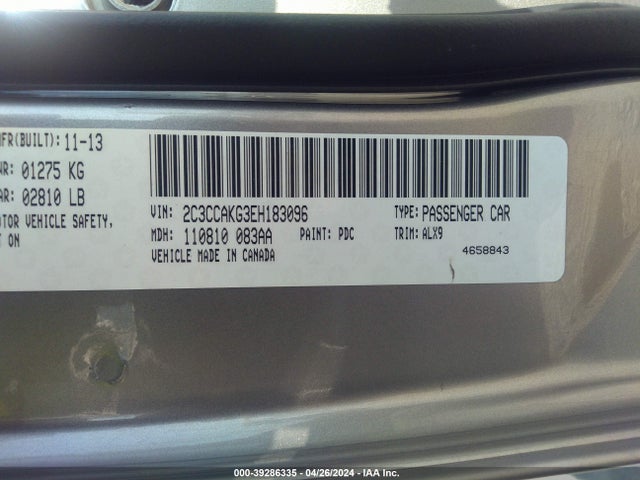 Chrysler 300c Awd 2014 2C3CCAKG3EH183096 Image 9