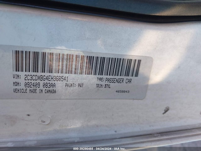 Dodge Charger Se 2014 2C3CDXBG4EH366541 Image 9