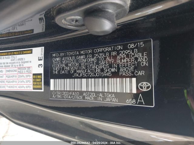 JTKJF5C72GJ015945 Scion TC