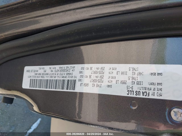 Dodge Grand Caravan Se 2016 2C4RDGBG0GR146770 Image 9