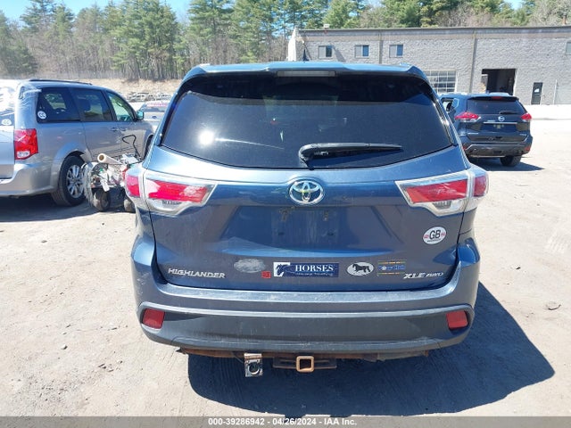 Toyota Highlander Xle V6 2014 5TDJKRFH3ES022546 Image 16