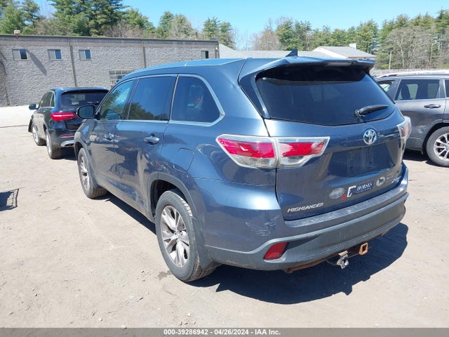 Toyota Highlander Xle V6 2014 5TDJKRFH3ES022546 Image 3