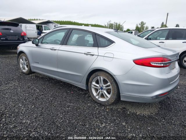 3FA6P0LUXJR169549 Ford Fusion Hybrid Se