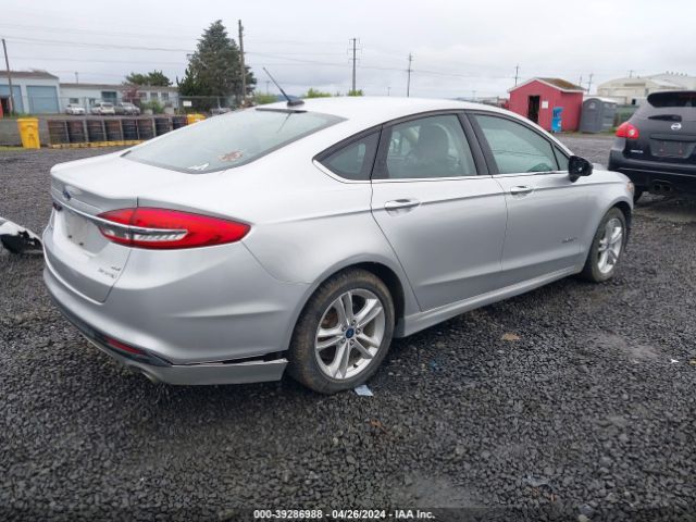 3FA6P0LUXJR169549 Ford Fusion Hybrid Se