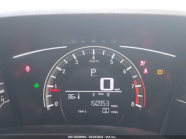 2HGFC4B07JH302115 Honda Civic Lx-p