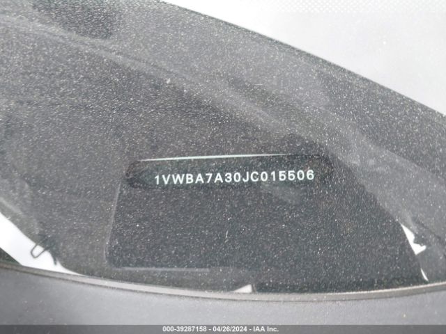 1VWBA7A30JC015506 Volkswagen Passat 2.0t Se