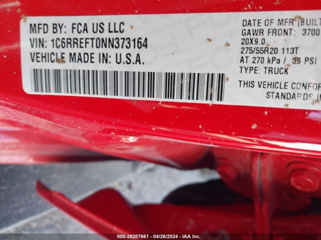 1C6RREFT0NN373164 RAM 1500