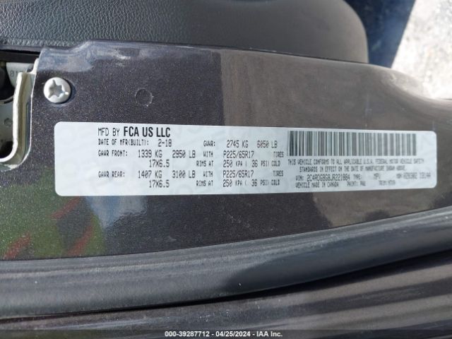 2C4RDGBG8JR221884 Dodge Grand Caravan Se Plus