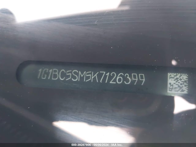 Chevrolet CRUZE LS 2019 1G1BC5SM5K7126399 Image 9