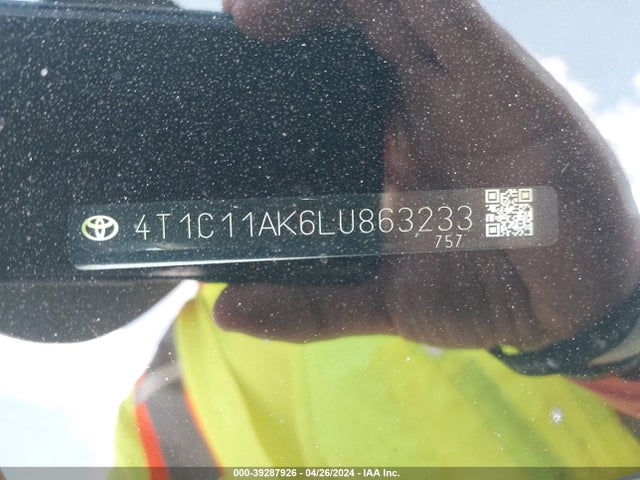 Toyota CAMRY LE 2020 4T1C11AK6LU863233 Image 9