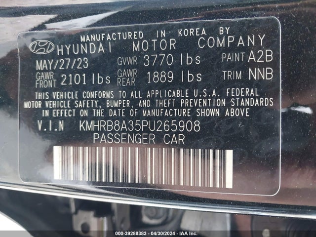 Hyundai Venue Se 2023 KMHRB8A35PU265908 Image 9
