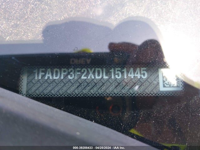 39288433 :رقم المزاد ، 1FADP3F2XDL151445 vin ، 2013 Ford Focus Se مزاد بيع