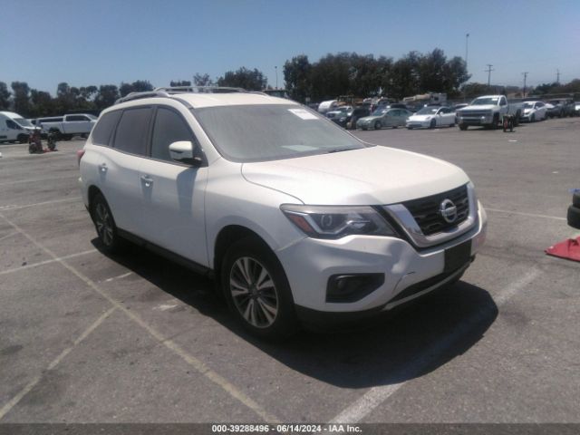 2017 Nissan Pathfinder Sv მანქანა იყიდება აუქციონზე, vin: 5N1DR2MM5HC616511, აუქციონის ნომერი: 39288496