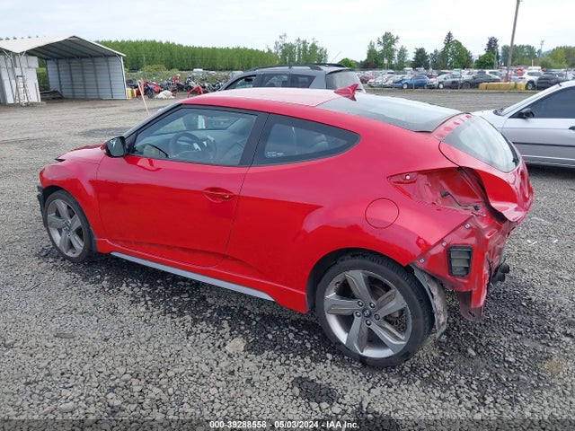 Hyundai Veloster Turbo W/black 2014 KMHTC6AE5EU196319 Image 3