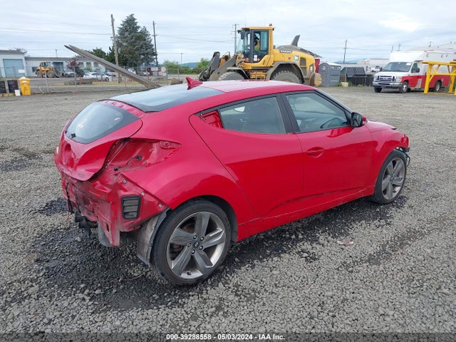 Hyundai Veloster Turbo W/black 2014 KMHTC6AE5EU196319 Image 4