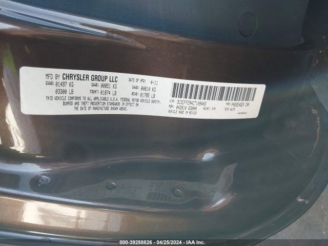 2012 FIAT 500C 3C3CFFER4CT109403 Photo 8