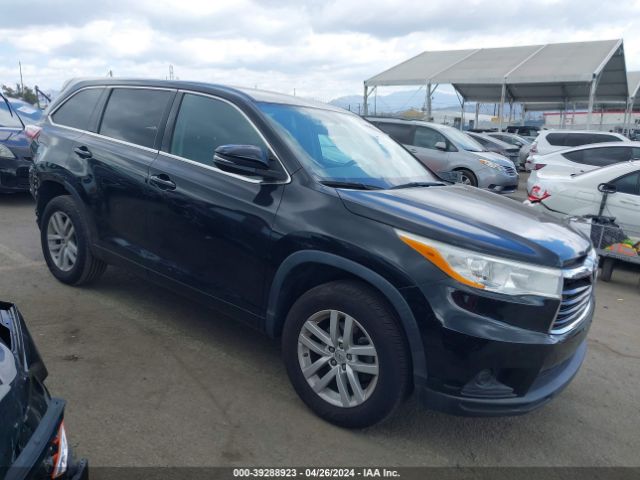 5TDZKRFH1ES013928 Toyota Highlander Le V6