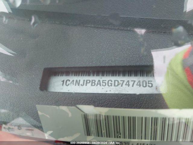 1C4NJPBA5GD747405 Jeep Patriot Sport