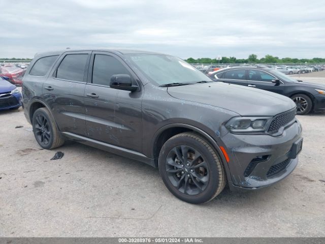 Auction sale of the 2021 Dodge Durango Sxt Plus Rwd, vin: 1C4RDHAG5MC661131, lot number: 39288976