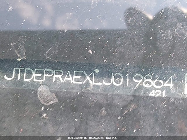 Toyota COROLLA LE 2020 JTDEPRAEXLJ019864 Image 9