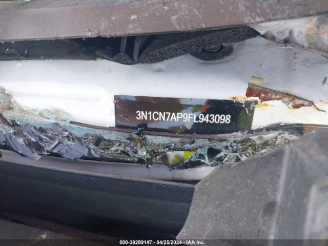 3N1CN7AP9FL943098 Nissan Versa 1.6 Sl