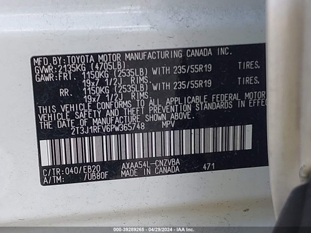 Toyota Rav4 Adventure 2023 2T3J1RFV6PW365748 Image 9