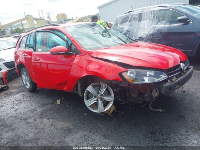 Auction sale of the 2015 Volkswagen Golf Sportwagen Tdi S 4-door, vin: 3VWFA7AU6FM519302, lot number: 39289553