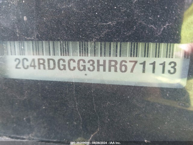 Dodge Grand Caravan Sxt 2017 2C4RDGCG3HR671113 Image 9