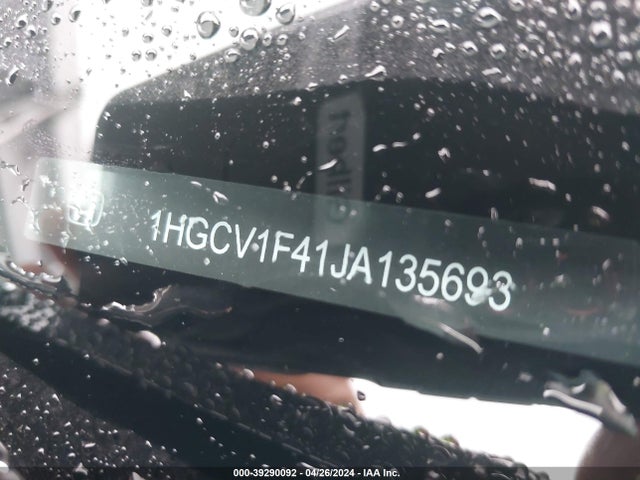 Honda ACCORD EX 2018 1HGCV1F41JA135693 Image 9