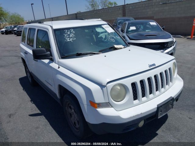 2014 Jeep Patriot Sport მანქანა იყიდება აუქციონზე, vin: 1C4NJPBAXED627094, აუქციონის ნომერი: 39290204