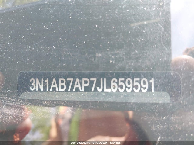 Nissan SENTRA SV 2018 3N1AB7AP7JL659591 Image 9
