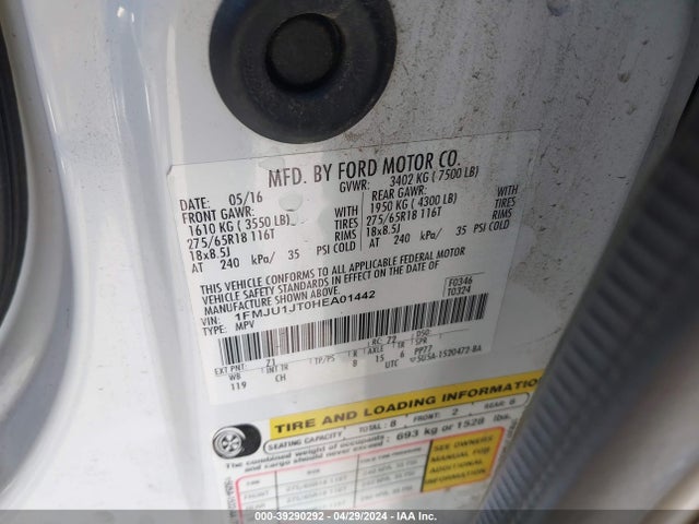Ford Expedition Xlt 2017 1FMJU1JT0HEA01442 Image 9