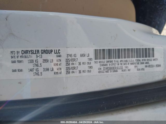2C4RDGBG9ER161233 Dodge Grand Caravan American Value Pkg