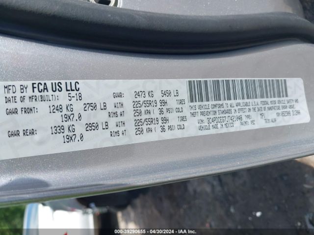 3C4PDCEG7JT421048 Dodge JOURNEY GT
