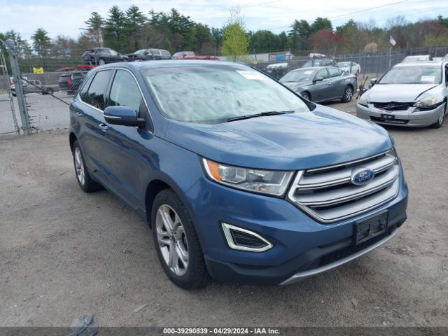 39290839 :رقم المزاد ، 2FMPK4K97JBC07511 vin ، 2018 Ford Edge Titanium مزاد بيع