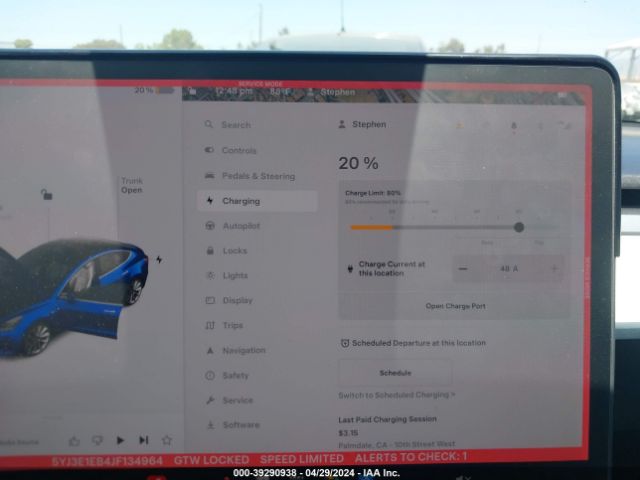 5YJ3E1EB4JF134964 Tesla Model 3 Long Range/performance