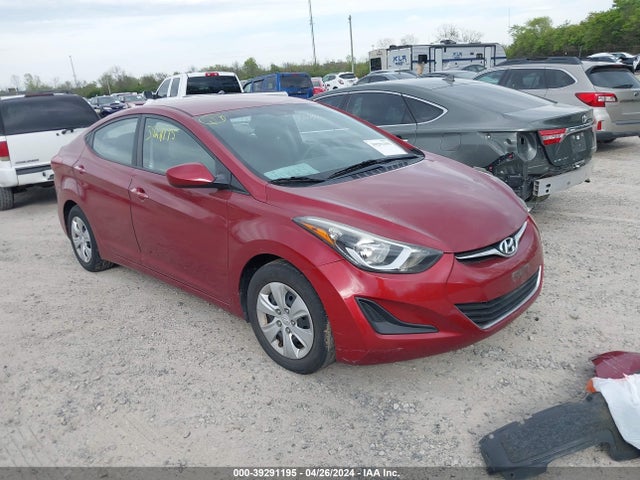 Hyundai ELANTRA SE 2016 5NPDH4AE7GH706701 Image 1