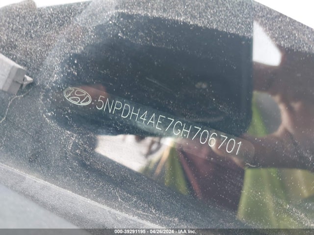 Hyundai ELANTRA SE 2016 5NPDH4AE7GH706701 Image 9
