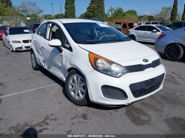 Auction sale of the 2013 Kia Rio Lx, vin: KNADM5A38D6223009, lot number: 39291217