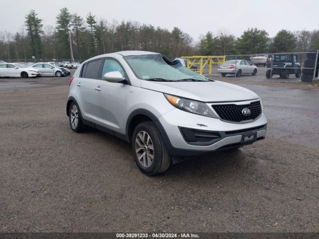 Продажа на аукционе авто 2016 Kia Sportage Lx, vin: KNDPBCAC1G7854631, номер лота: 39291233