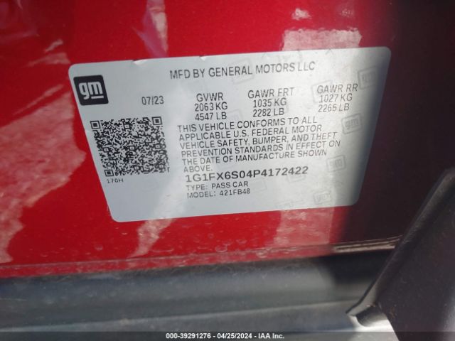 2023 CHEVROLET BOLT EV 1G1FX6S04P4172422 Photo 8