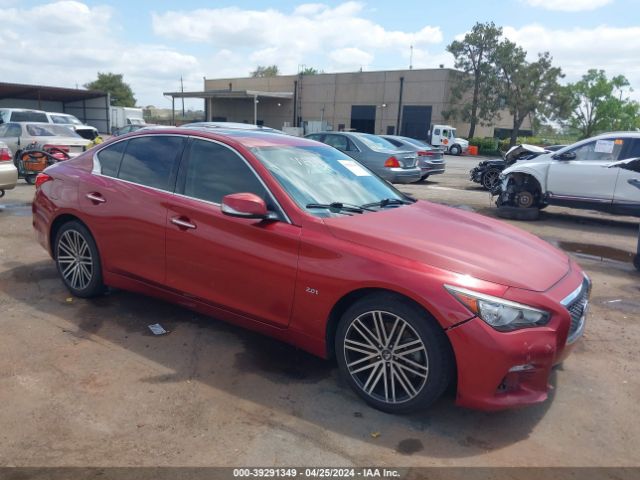 2016 Infiniti Q50 2.0t Base/2.0t Premium მანქანა იყიდება აუქციონზე, vin: JN1CV7AP2GM203481, აუქციონის ნომერი: 39291349