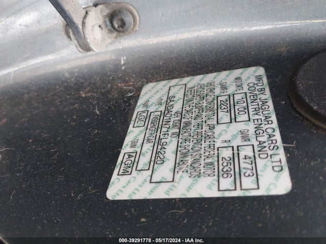 2001 JAGUAR S-TYPE SAJDA01N71FL94220 Photo 8