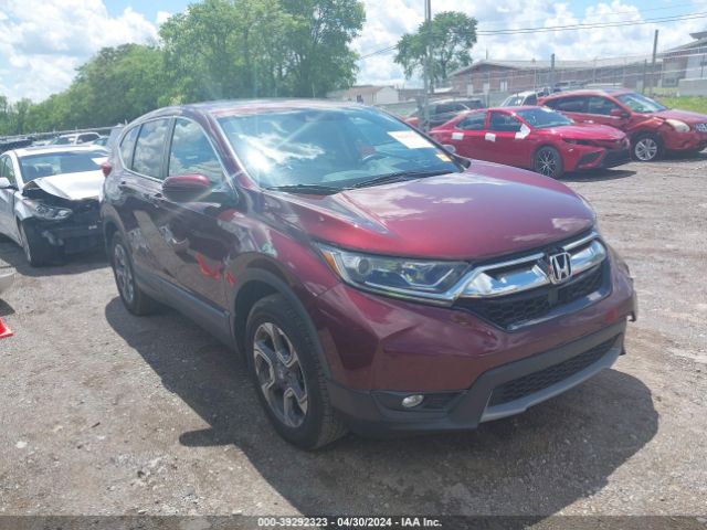 39292323 :رقم المزاد ، 7FARW2H81JE088253 vin ، 2018 Honda Cr-v Ex-l/ex-l Navi مزاد بيع